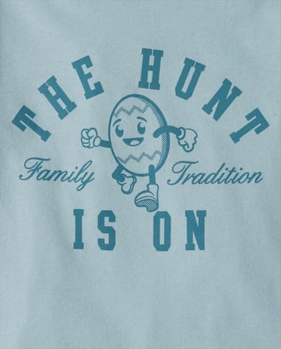 Baby And Toddler Boys Matching Family Short Sleeve Easter The Hunt Is On Graphic Tee 2