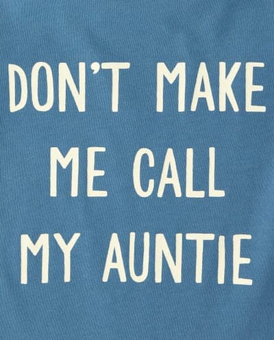 Baby And Toddler Boys Short Sleeve Auntie Graphic Tee 2