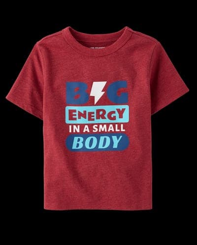 Baby And Toddler Boys Short Sleeve Big Energy Graphic Tee 1