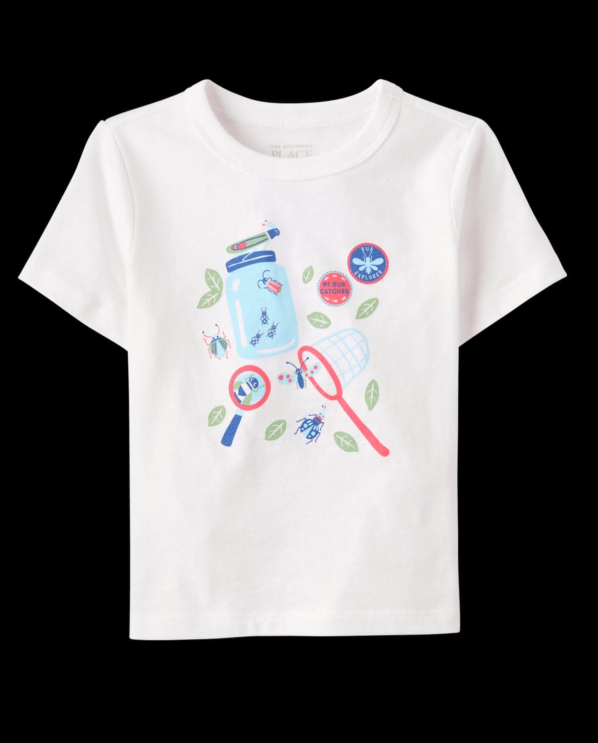 Baby And Toddler Boys Short Sleeve Bug Catcher Graphic Tee
