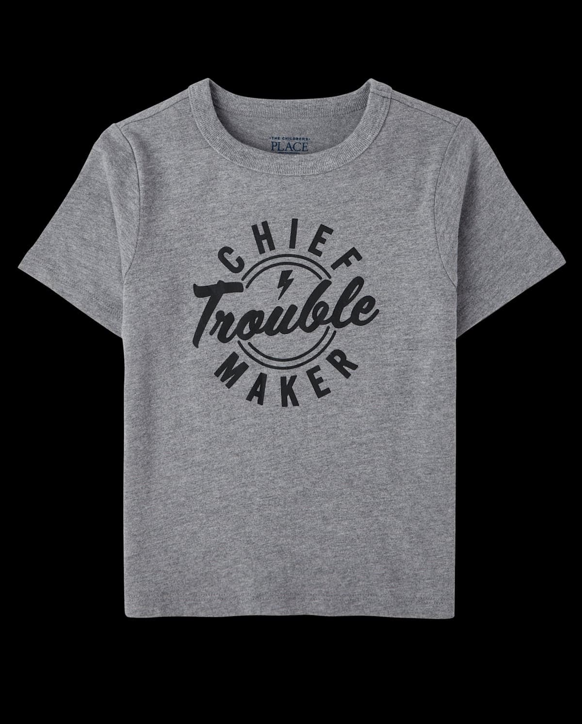 Baby And Toddler Boys Short Sleeve Chief Trouble Maker Graphic Tee
