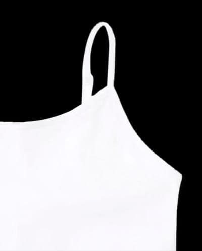 Girls Sleeveless Basic Cami 2-Pack (H/T GREY) 3