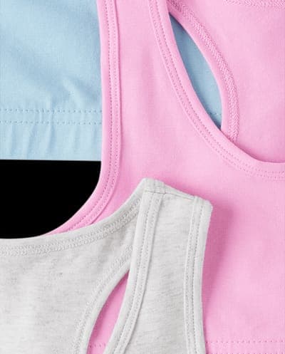 Girls Racerback Bralette 3-Pack 4
