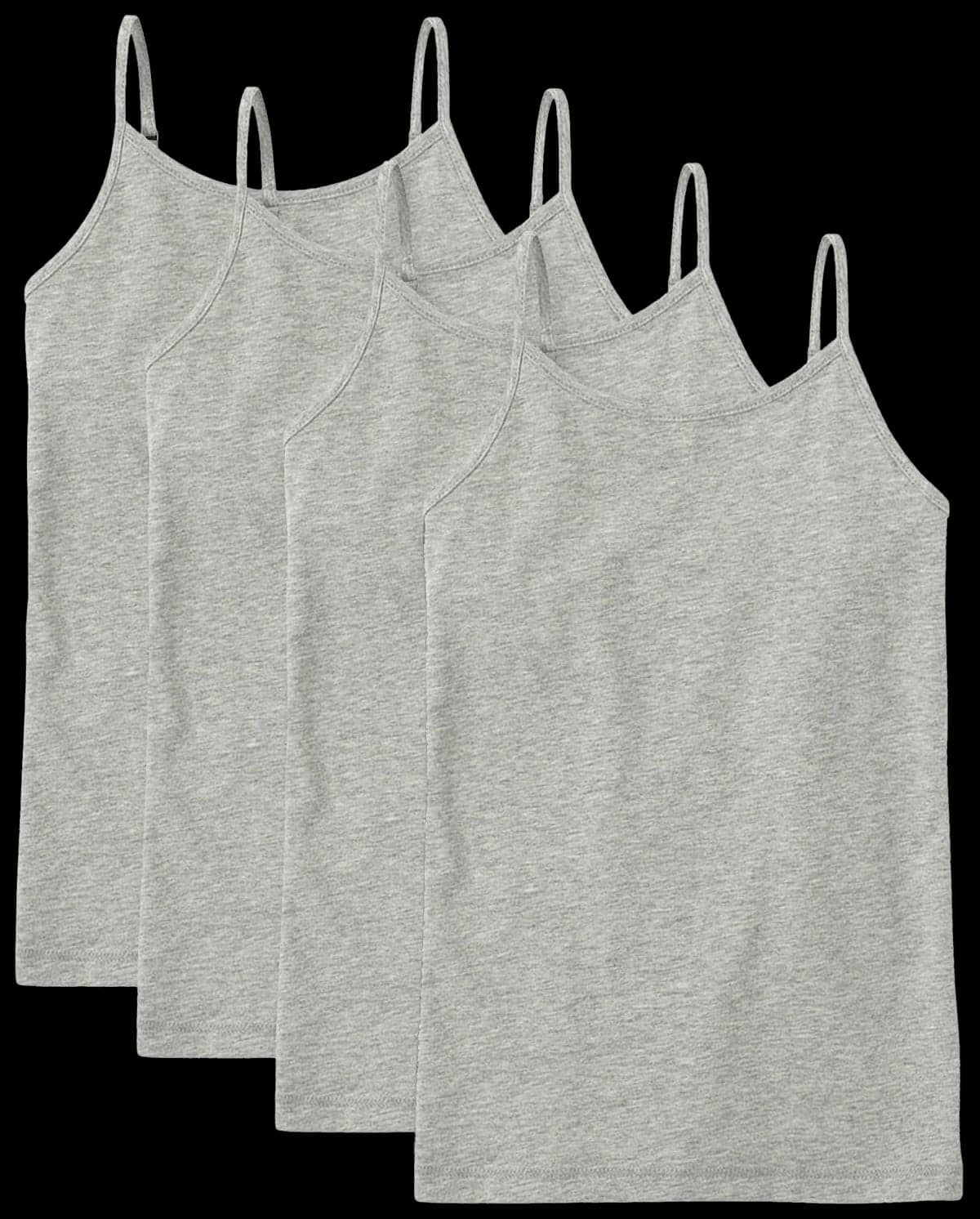 Girls Sleeveless Basic Cami 4-Pack
