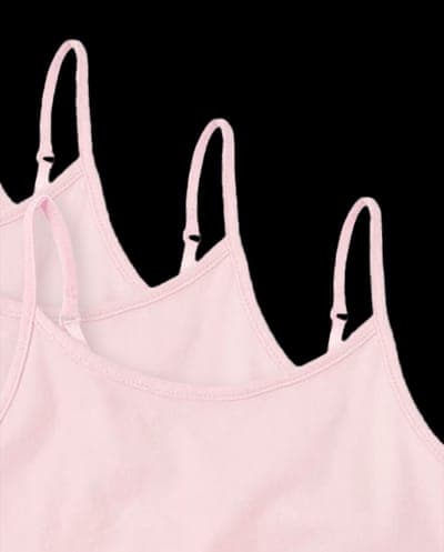 Girls Sleeveless Basic Cami 4-Pack 8