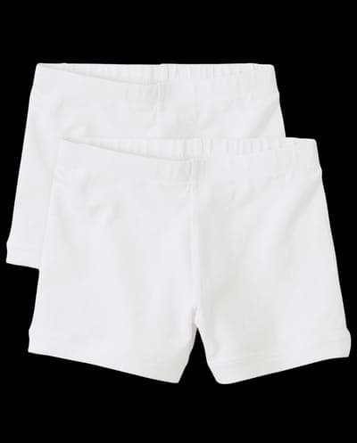 Girls Uniform Knit Cartwheel Shorts 2-Pack - Plus 1