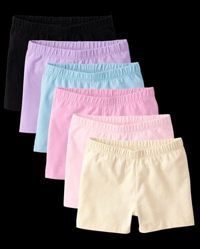 Girls Cartwheel Shorts 6-Pack 1