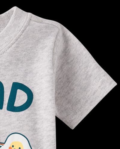 Baby And Toddler Short Sleeve Breakfast Squad Snug Fit Cotton Pajamas 3