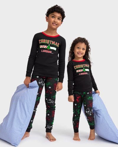 Baby And Toddler Long Sleeve Christmas Gamer Snug Fit Cotton Pajamas 2