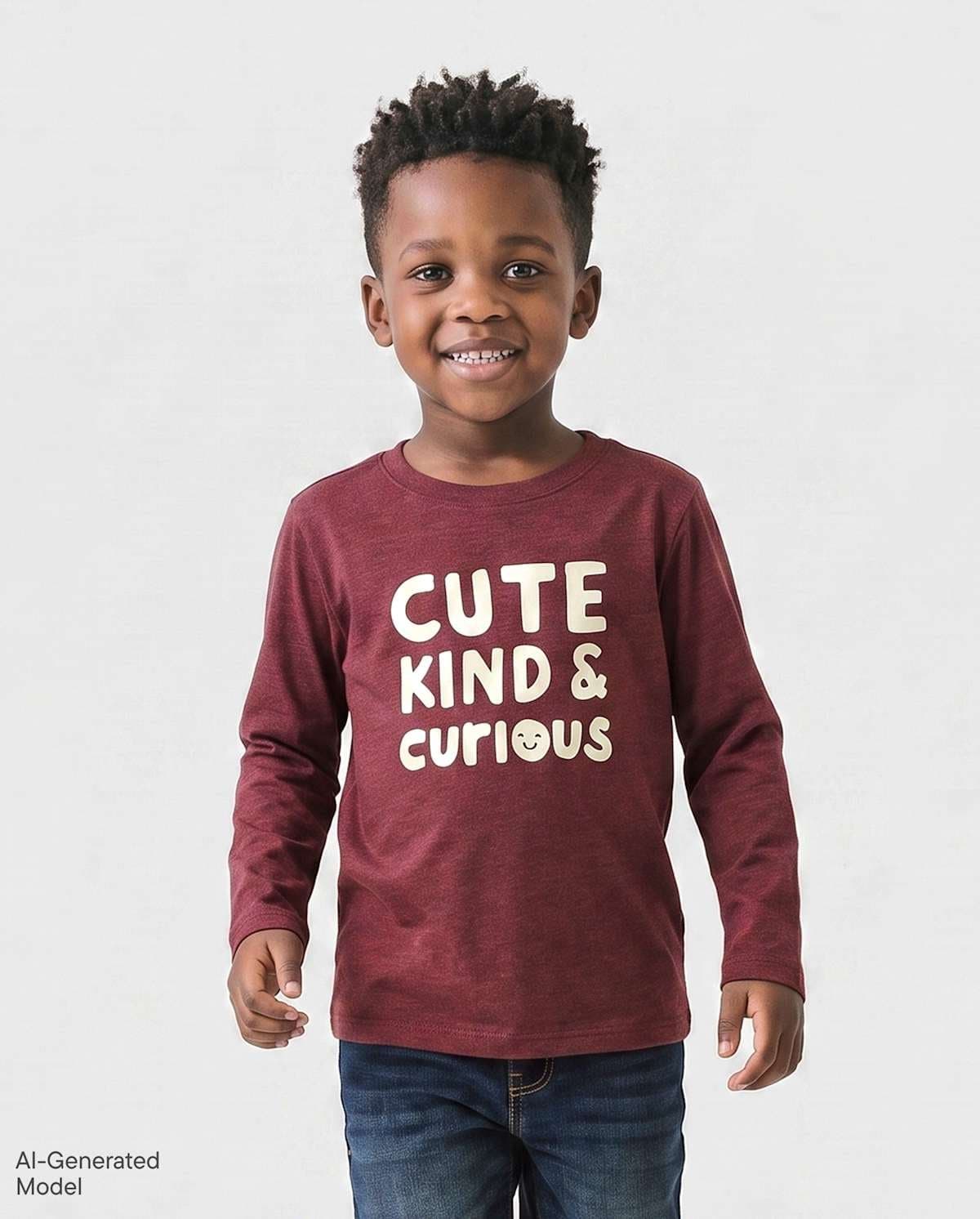 Baby And Toddler Boys Long Sleeve Curious Graphic Tee