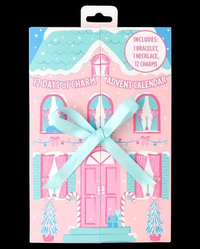 Girls Charm Necklace And Bracelet 12-Day Holiday Advent Calendar 1