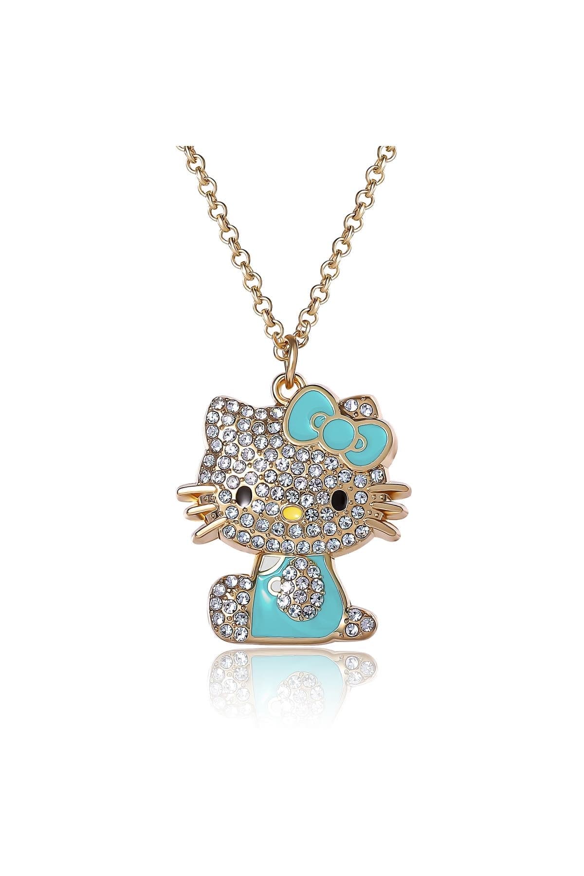 Hello Kitty Crystal Pendant Necklace