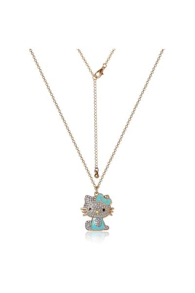 Hello Kitty Crystal Pendant Necklace 5