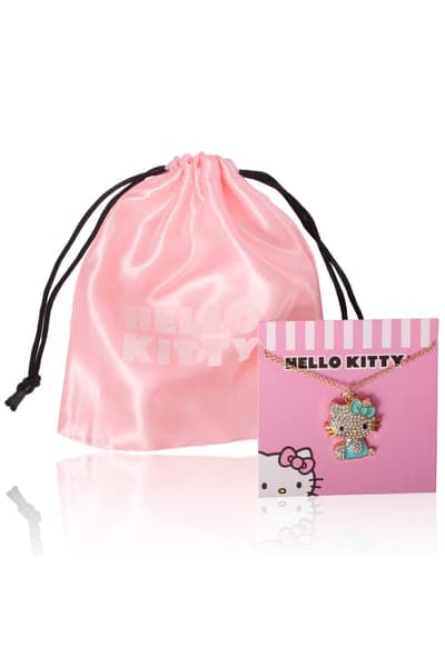 Hello Kitty Crystal Pendant Necklace 8