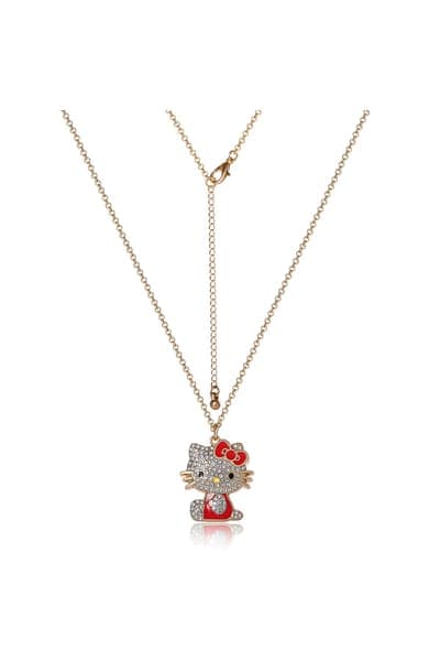 Hello Kitty Crystal Pendant Necklace 13