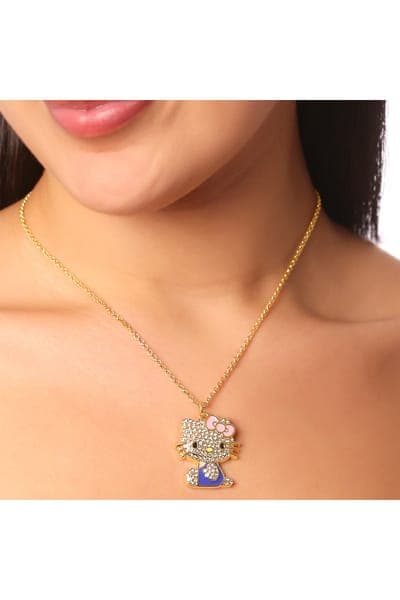 Hello Kitty Crystal Pendant Necklace 26