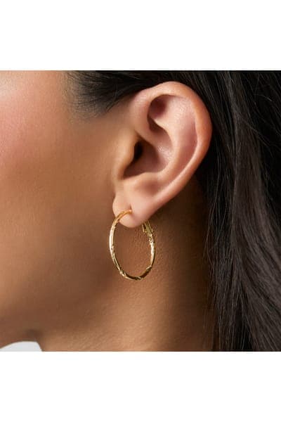 Jessica Simpson 3-piece Gold-tone Hoop Earring Set With Butterfly Details 4