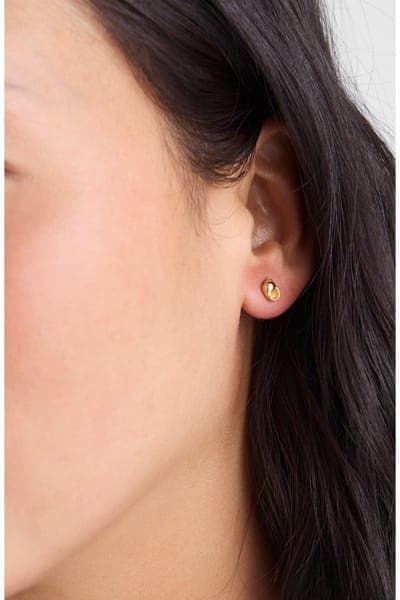Madewell Demi-Fine Shell Stud Earrings 2
