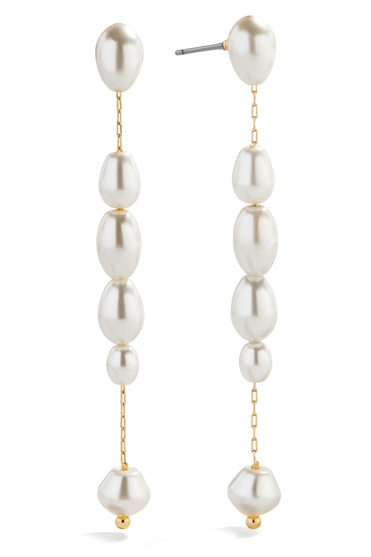 BaubleBar Cindy Linear Drop Earrings