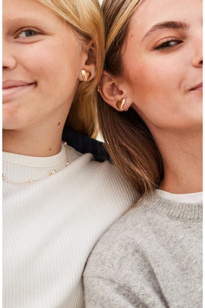 BaubleBar Match with Mama Heart Earrings 2