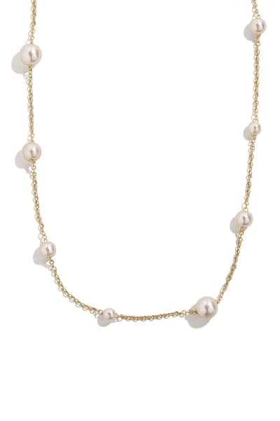 BaubleBar Match with Mama Imitation Pearl Necklace 1