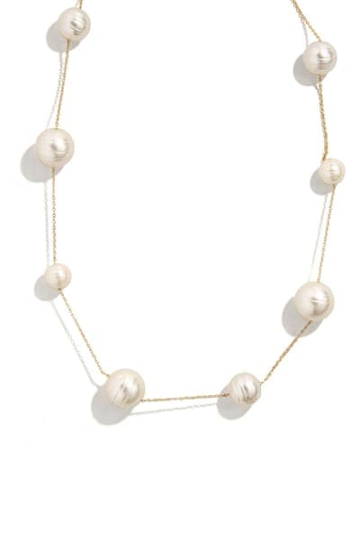 BaubleBar Match with Mama Imitation Pearl Necklace 4