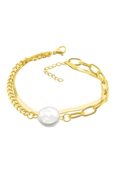 Adornia Set of 3 Crystal & Faux Pearl Bracelets 3