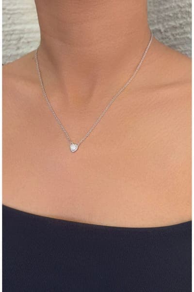 Adornia Set of 3 Assorted Heart Necklaces 6