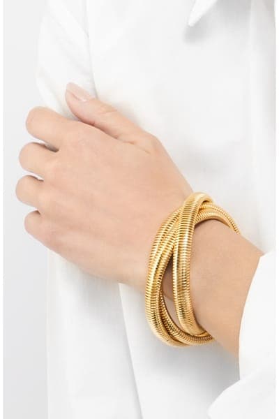 Adornia Omega Chain Triplet Bracelet 5