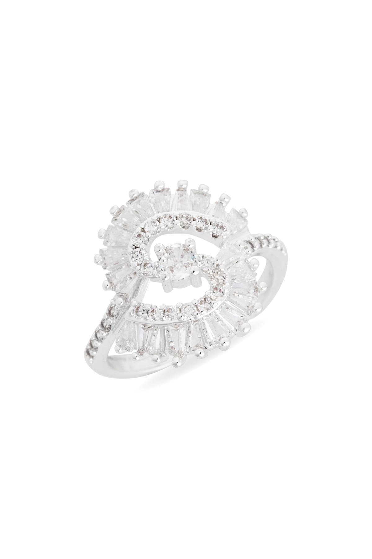 NORDSTROM RACK Mixed Cubic Zirconia Statement Ring