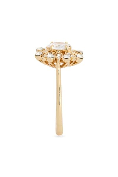 NORDSTROM RACK Crystal Flower Ring 2