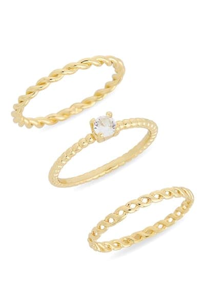 NORDSTROM RACK 3-Pack Assorted Rings 3