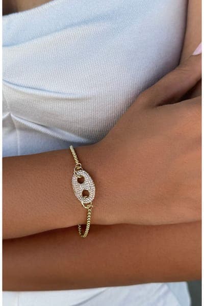 Adornia Set of 2 Crystal Mariner Bracelets 2
