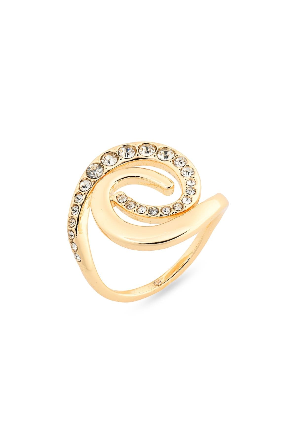 NORDSTROM RACK Cubic Zirconia Spiral Ring