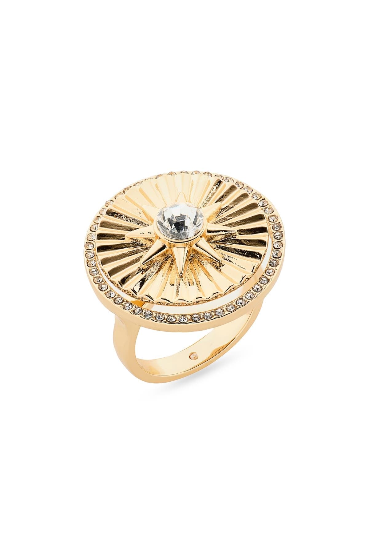 NORDSTROM RACK Cubic Zirconia Fluted Ring