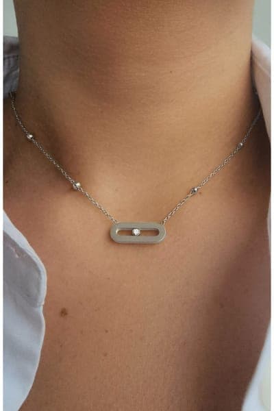 Adornia Set of 2 Mama Bar Pendant Necklaces 2