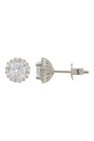 Adornia Set of 2 Assorted Crystal Halo Stud Earrings 4