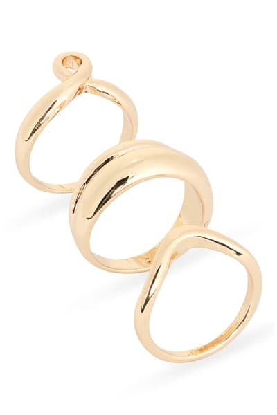 NORDSTROM RACK Set of 3 Curve Rings 1