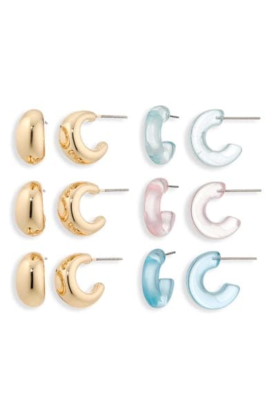 Leith Hoop Earrings Set 1
