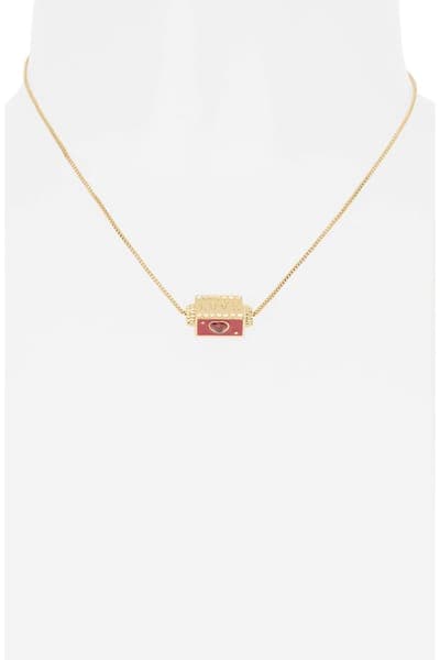 Leith Pavé Spinner Pendant Necklace 12