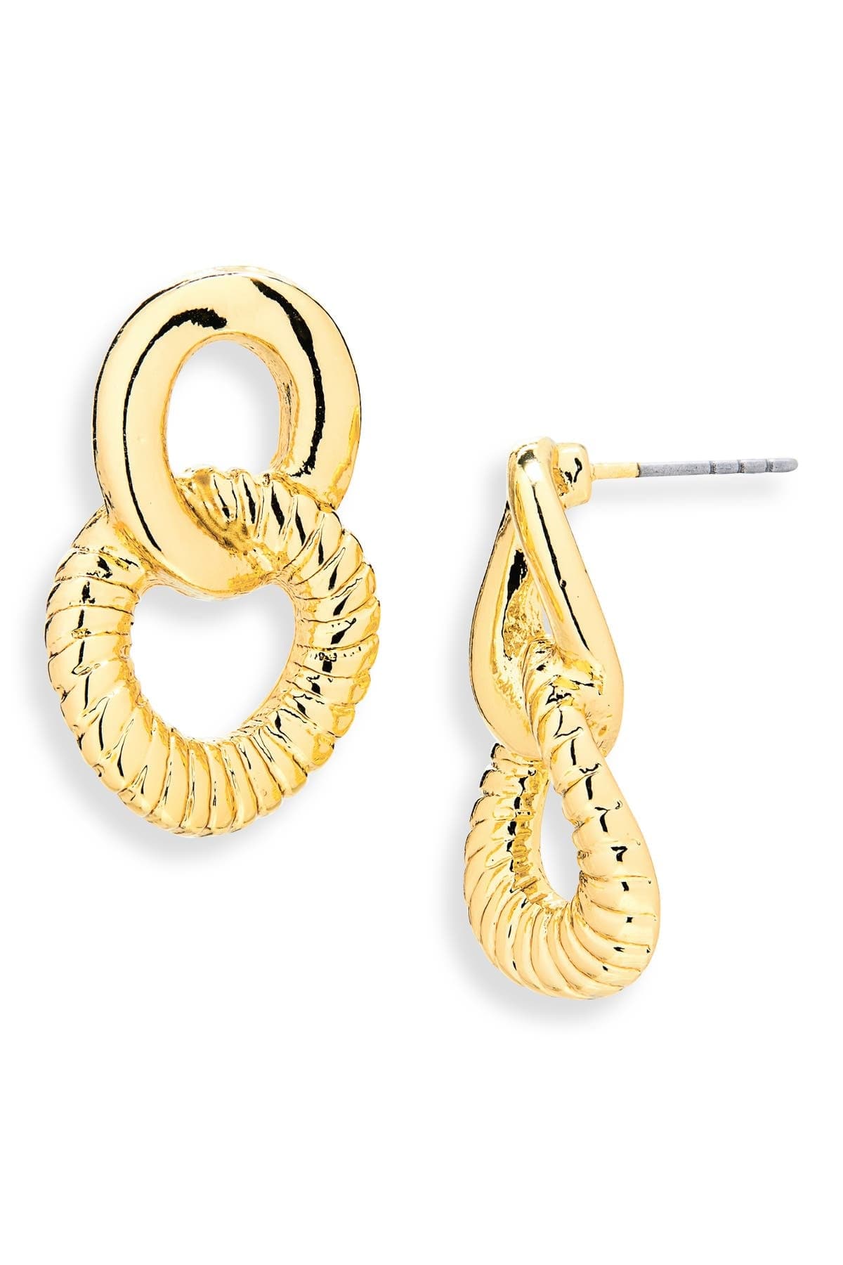 NORDSTROM RACK Double Drop Hoop Earrings