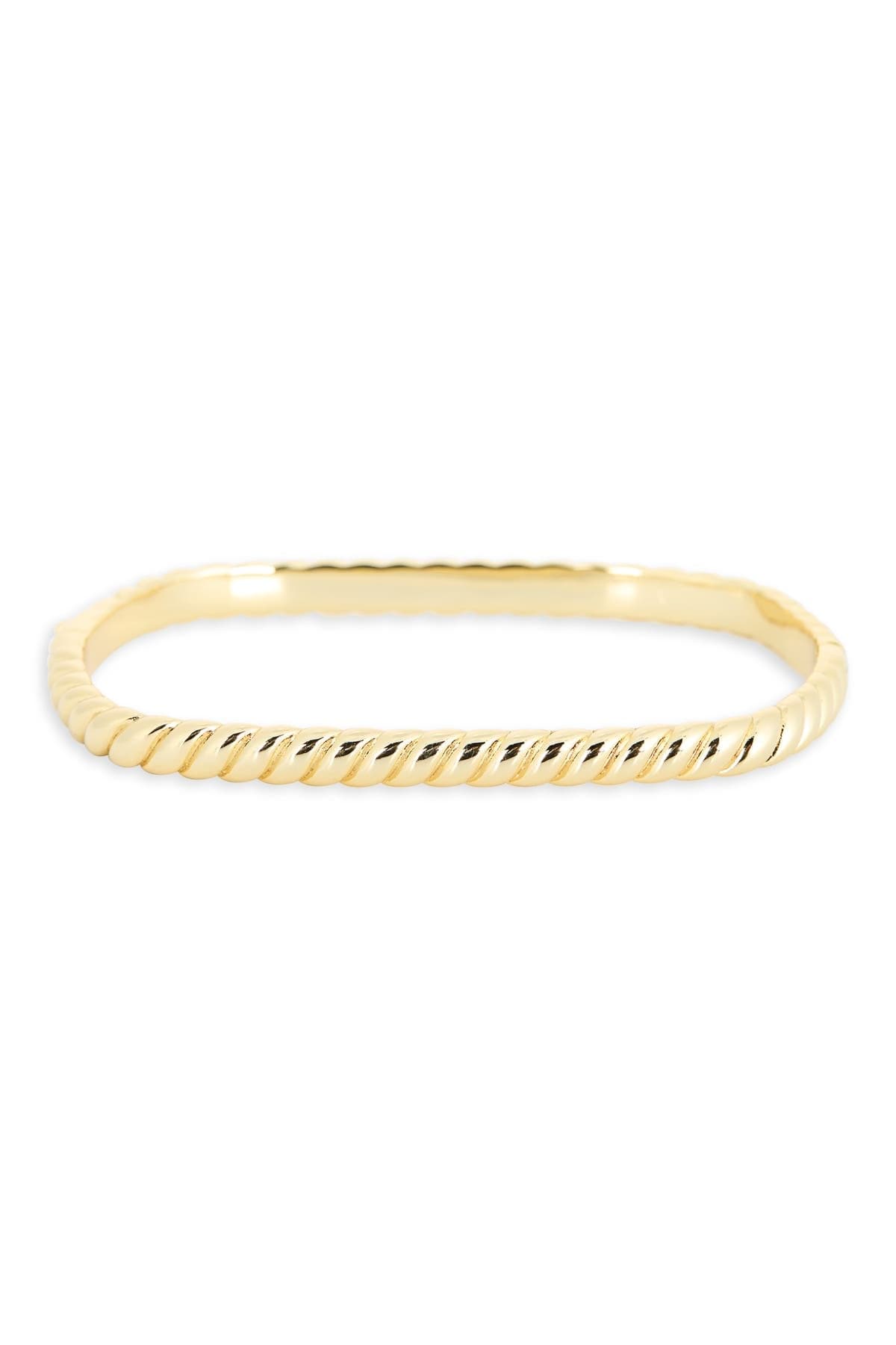 NORDSTROM RACK Demi Fine Twisted Rectangular Bangle Bracelet