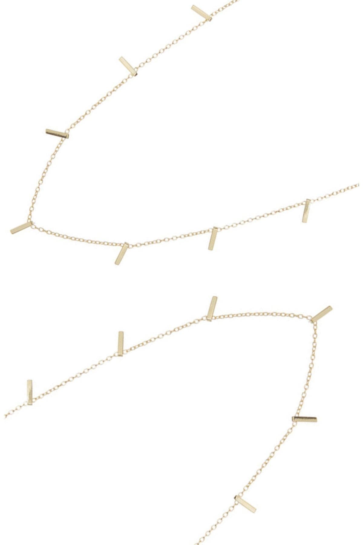 Adornia Set of 2 Charm Station Necklaces