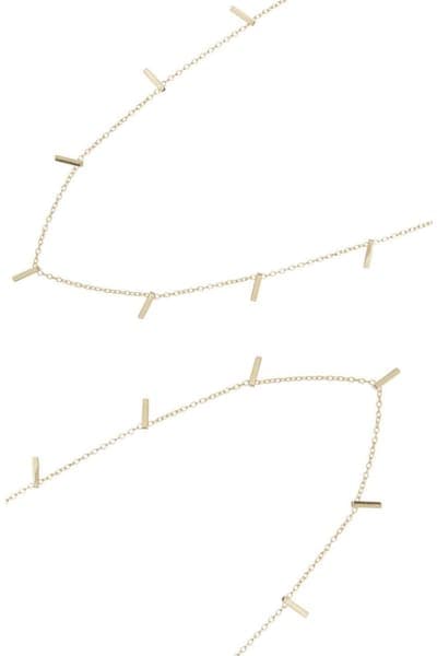 Adornia Set of 2 Charm Station Necklaces 1
