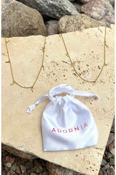 Adornia Set of 2 Charm Station Necklaces 2