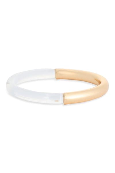 NORDSTROM RACK Resin & Metal Bangle Bracelet 3