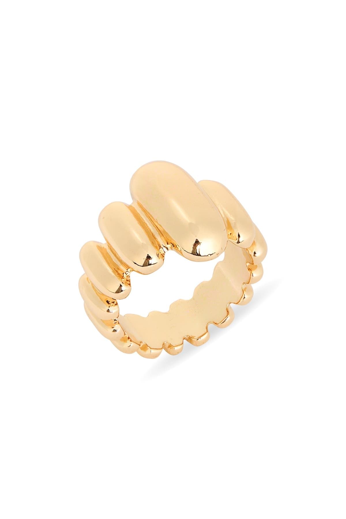 NORDSTROM RACK Wide Puffy Ridged Ring