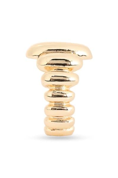 NORDSTROM RACK Wide Puffy Ridged Ring 2