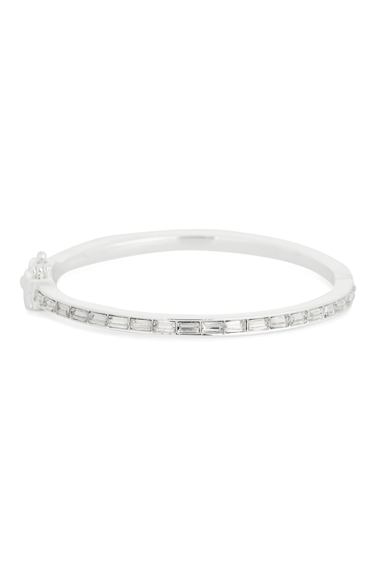 NORDSTROM RACK Baguette Cubic Zirconia Bangle Bracelet