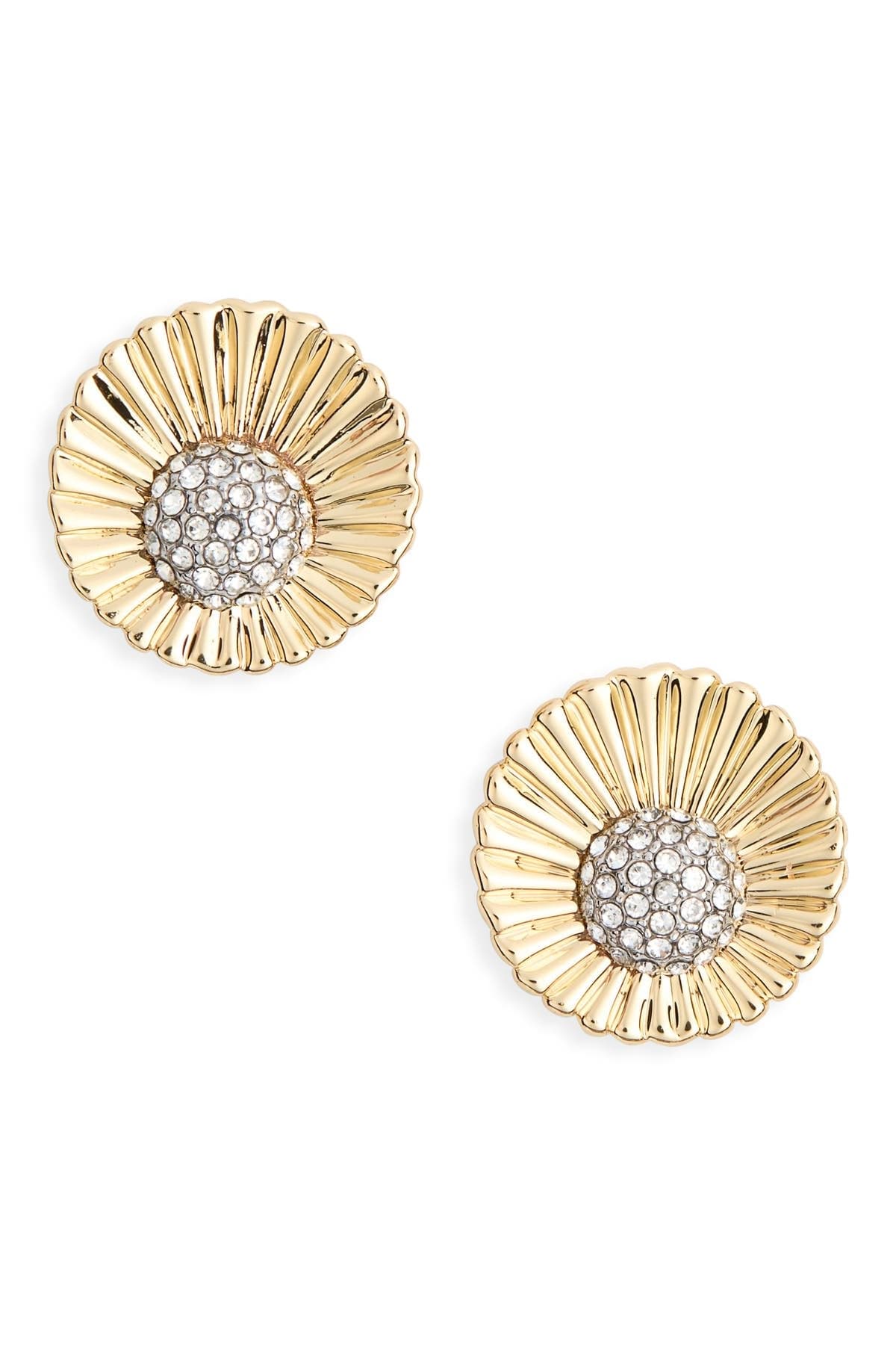 NORDSTROM RACK Cubic Zirconia Fluted Stud Earrings
